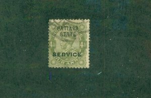 PATIALA INDIAN STATE O33 USED BIN $0.50