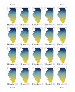 2018 US STAMP - ILLINOIS 1818 - 20 FOREVER STAMPS - SCOTT# 5274