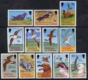 TRISTAN DA CUNHA - 1977 - Birds, Definitives - Perf 12v Set - Mint Never Hinged