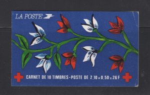 France #B566a (1984 Red Cross booklet) VF used - red cancel   CV $9.00+