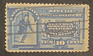 US -- E2, Special Delivery, Messenger, 1888, Cat. value - $45.00