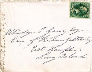 United States York Lake Delaware 1881 ms  1881-1913  3c Washington Banknote.