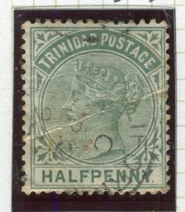 TRINIDAD; 1883-94 early classic QV used Shade of 1/2d. value