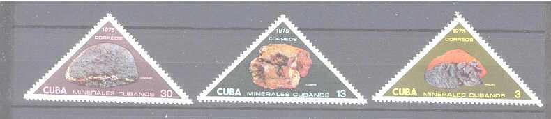 Cuba 1961-63 MNH Minerals SCV4.75