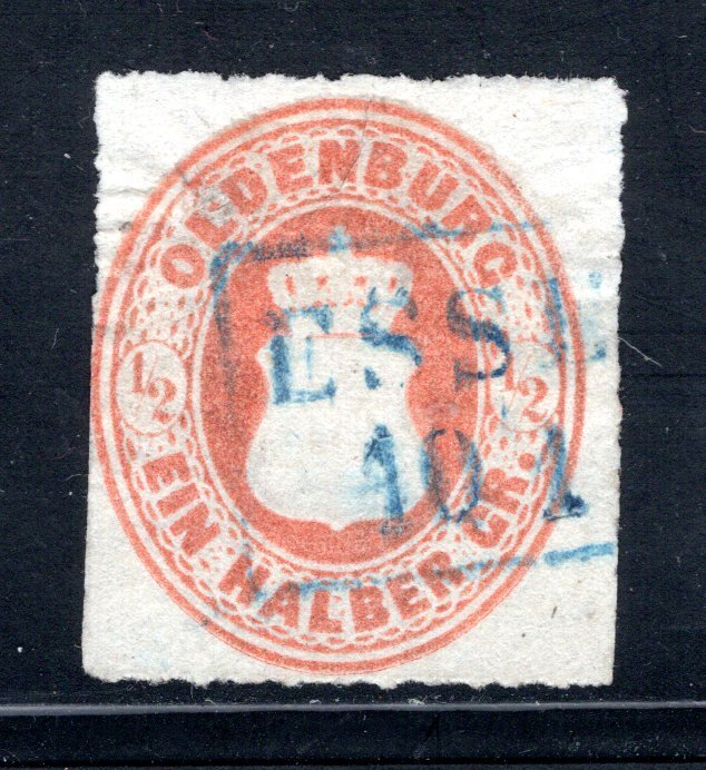 Oldenburg #17, Used  VF.  CV $110.00   ...  4770018