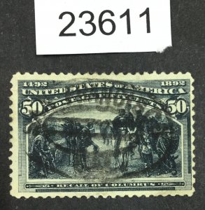 US STAMPS #240 USED LOT #23611