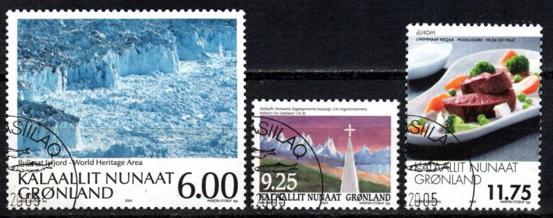 Greenland #443-5  F-VF Used CV $10.40  (X5631)