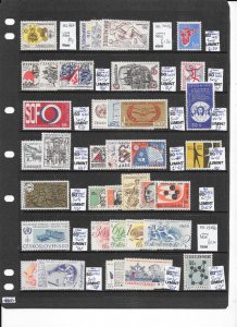 CZECHOSLOVAKIA STOCKSHEET WITH 32 1960-3 STAMPS MNH PTSA £25+