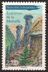 Andorra (French) #712  MNH - Legend of Moixella (2013)