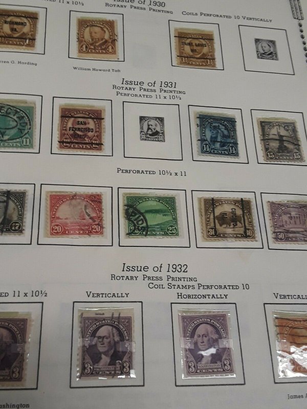 All American Stamp Album With Mint & Used Stamps