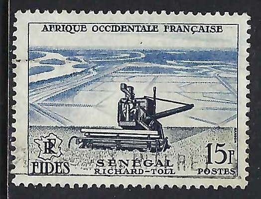 French West Africa 69 VFU 1116F-7