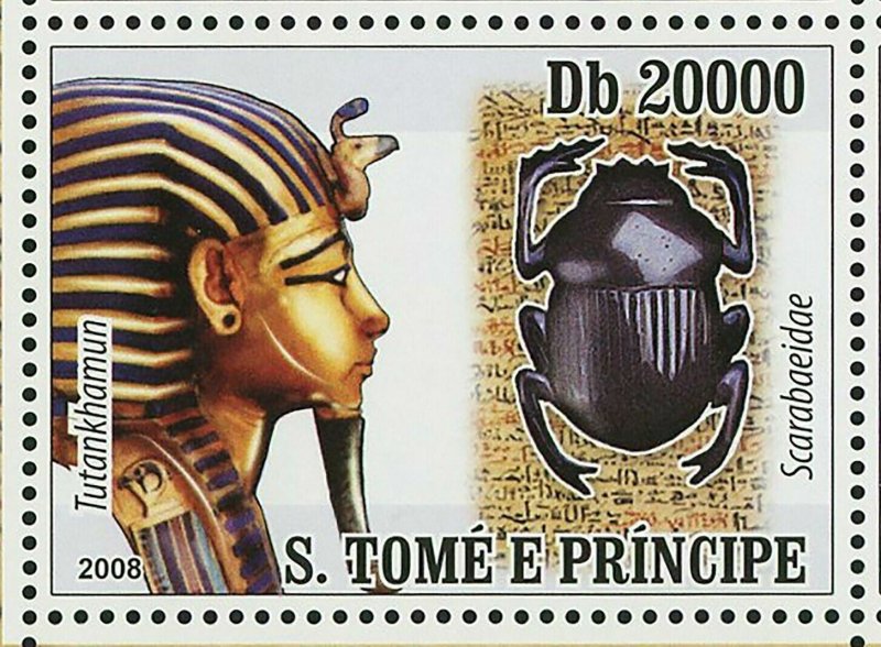 Civilization of Egypt Stamp Nefertiti Ramses II Tutankhamun S/S MNH #3596-3599