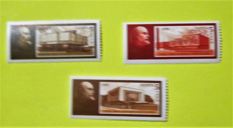 Russia - 5765-67, MNH Set. Branches of Lenin Museum. SCV - $0.75