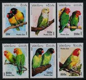 Laos 1312-8 MNH Birds, Parrots