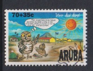 Aruba  #B46  used 1996 child welfare cartoons 70c