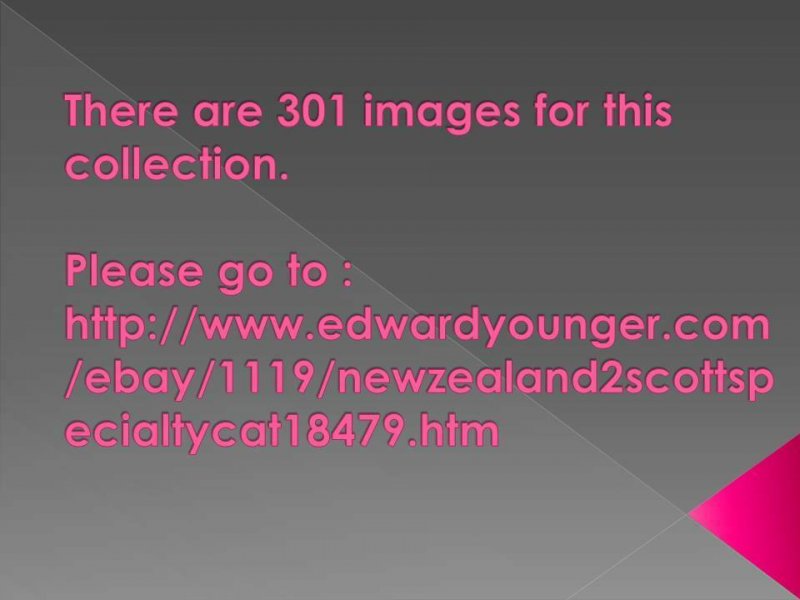 EDW1949SELL : NEW ZEALAND An Exceptional 20th Century collection. Catalog $18479