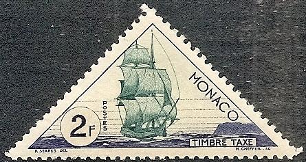 Monaco J40 Mint OG 1953 Pictorial Postage Dues