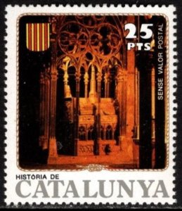 Vintage Spain Poster Stamps History of Catalonia Series Set/4 MNH