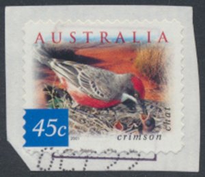 Australia  SC# 1994  SG 2132  Used SA perf 11½   Birds 2001 see details scan    