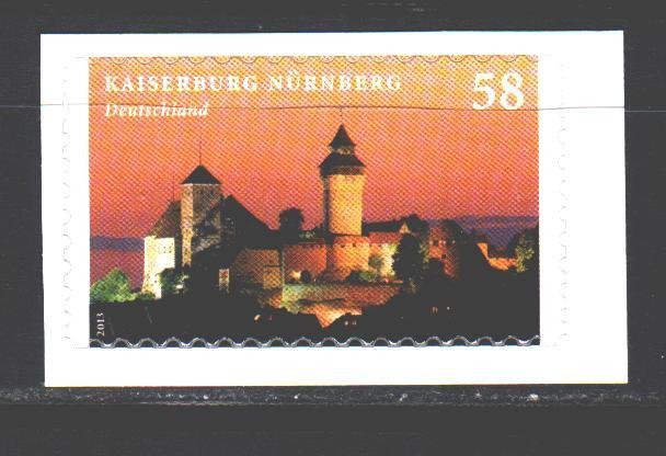 Germany. 2013. 2978. Nuremberg Castle. MNH.