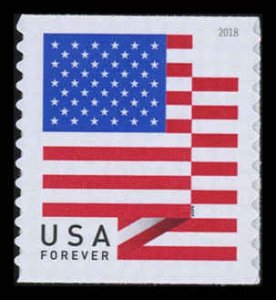USA 5261 Mint (NH) US Flag Coil (BCA) Forever Stamp