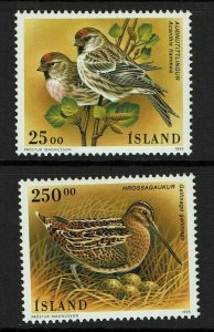 Iceland SC# 808 - 809 Mint Never Hinged  - S15361