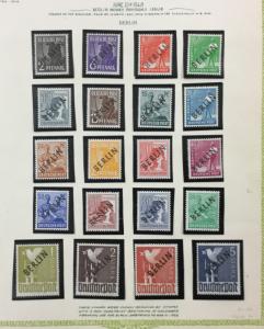 (BJ Stamps) GERMANY, Berlin, 9N1-9N20, 1948 set of 20, FVF, MNH/1 H. CV $270.00.