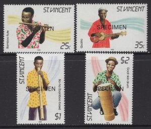 ST. VINCENT, 845-848 SPECIMENS  MNH