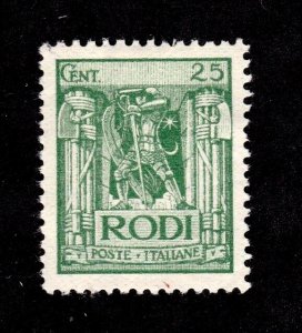 Rhodes stamp #18, MH OG,  CV $11.00