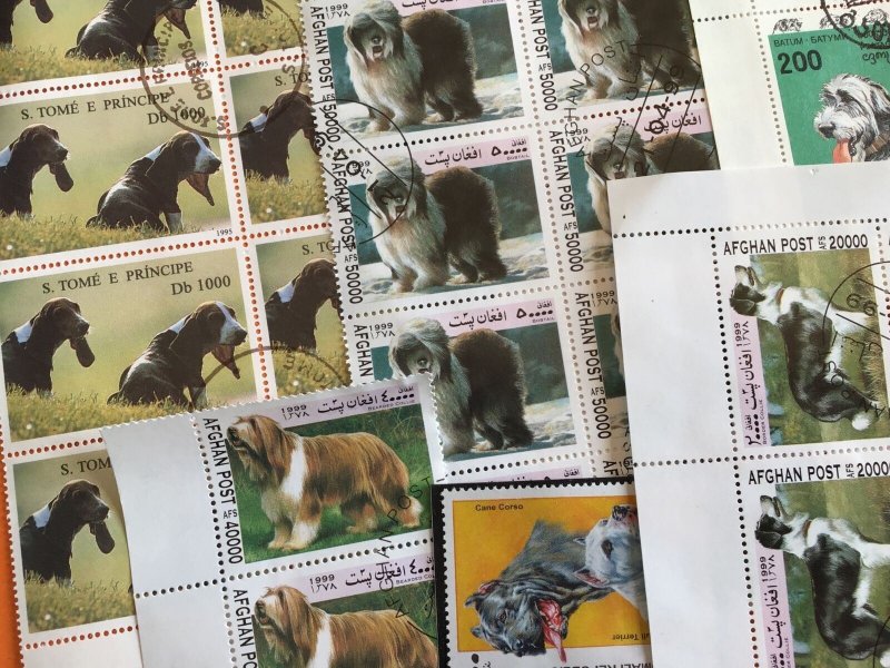 Doggy Pet dog stamps for Craft  or to collect R2477 