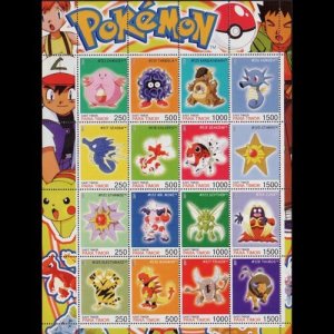 TIMOR 2001 - Sheet-Pokemon NH