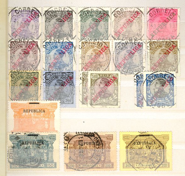 Portugal  Used CV$8000.00 Classic Issues Accumulation Thru 1900 On Stockpages