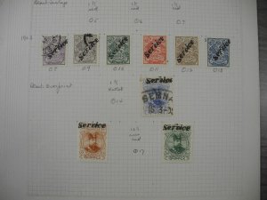 PERSIA, Excellent Stamp Collection hinged on pages