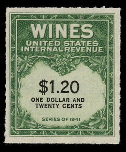 SCOTT #RE146 - $1.20 WINE STAMP - F-VF UNUSED