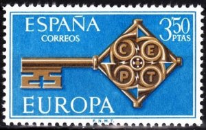 SPAIN 1968 EUROPA. Single, MNH