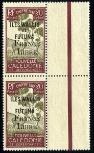 French Colonies, Wallis & Fetuna #J29 (YT 29) Cat€84, 1943 Postage Dues, 20...