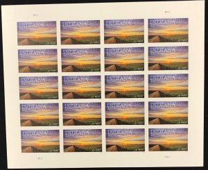 5091  Indiana Statehood    MNH Forever sheet of 20      FV $13.60  Issued 2016