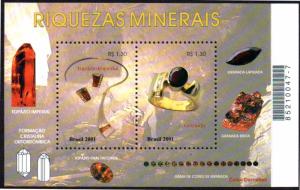 BRAZIL 2828 S/S MNH SCV $3.50 BIN $2.00 JEWELRY