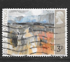 Great Britain 648: 3d A Mountain Road, T.P. Flanagan, used, VF
