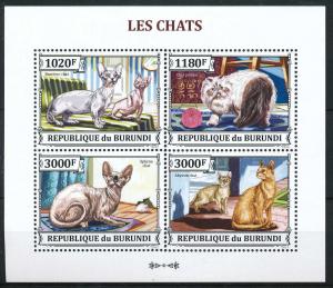 BURUNDI 2013 SHEET bur13306a CHATS CATS 