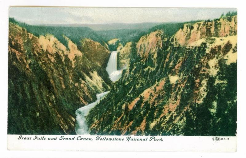 Ephratah, New York 1907 PPC of Great Falls & Grand Canyon