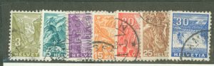 Switzerland #219-225 Used Single (Complete Set)