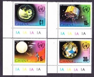 1973 Ghana 520-523 100 years of WMO / Satellite  4,90 €