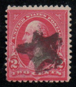 US #267 F/VF, very fancy star cancel, great color!