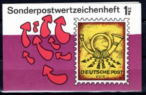 German DDR Scott # 2725 (10), mint nh, cpl booklet, Mi # SMHD 40