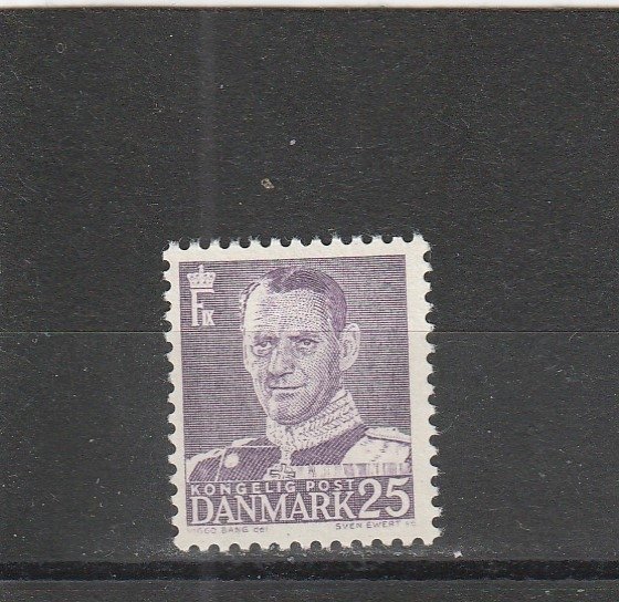 Denmark  Scott#  354  MNH  (1955 King Frederik IX)