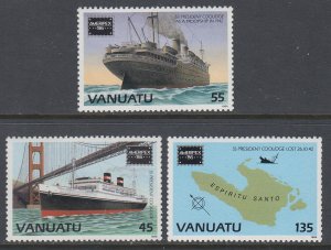 Vanuatu 419-421 MNH VF