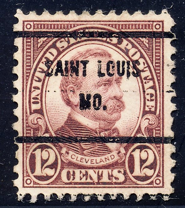 Saint Louis MO, 693-61 Bureau Precancel, 12¢ Cleveland
