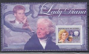 Guinea, 2006 issue. Lady Diana s/sheet.