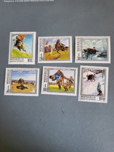 Stamps Mongolia Scott #921-6 nh